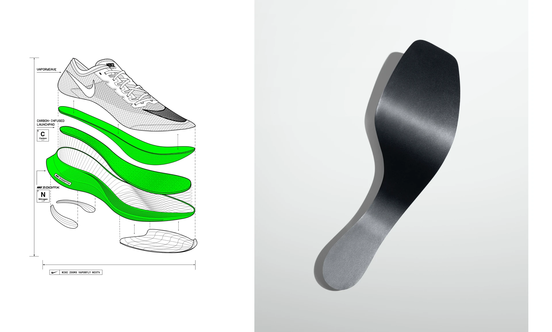 nike carbon fiber running shoes